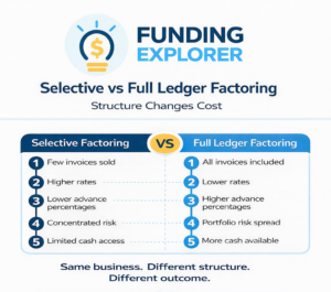 Selective Factoring vs full ledger factoring