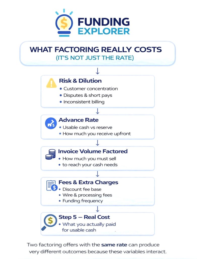 what invoice factoring really costs