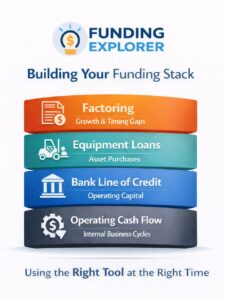 funding stack factoring and bank financing