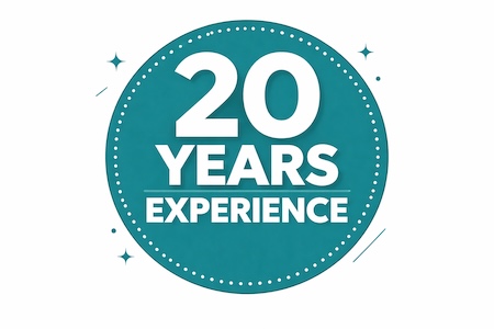 20 years of experience