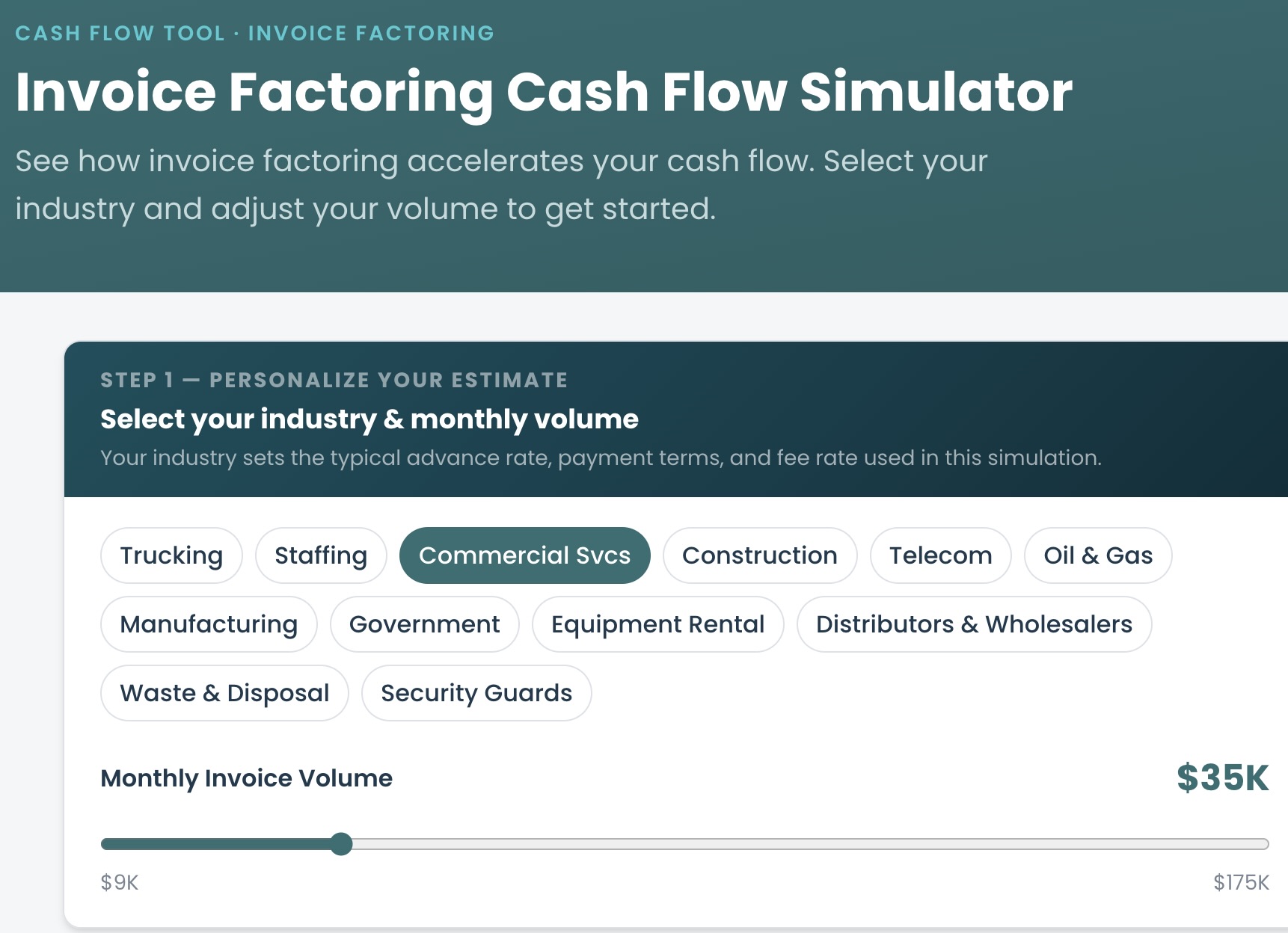 Factoring Simulator Screenshot